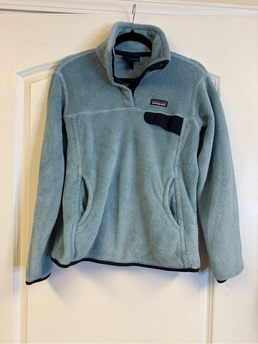 Patagonia Re-Tool Snap-T Polartec Fleece Pullover Blue